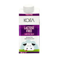 Koita Lactose Free Low fat Milk Vitamin A and D3 added 200ml