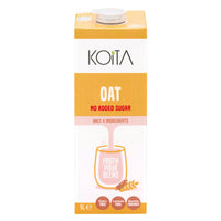 Koita Oat No Added Sugar Milk, 100% Plant-Based Dairy & Lactose Free 1L