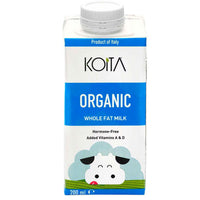 Koita Organic Full Fat Milk Added Vitamin A & D3 200ml