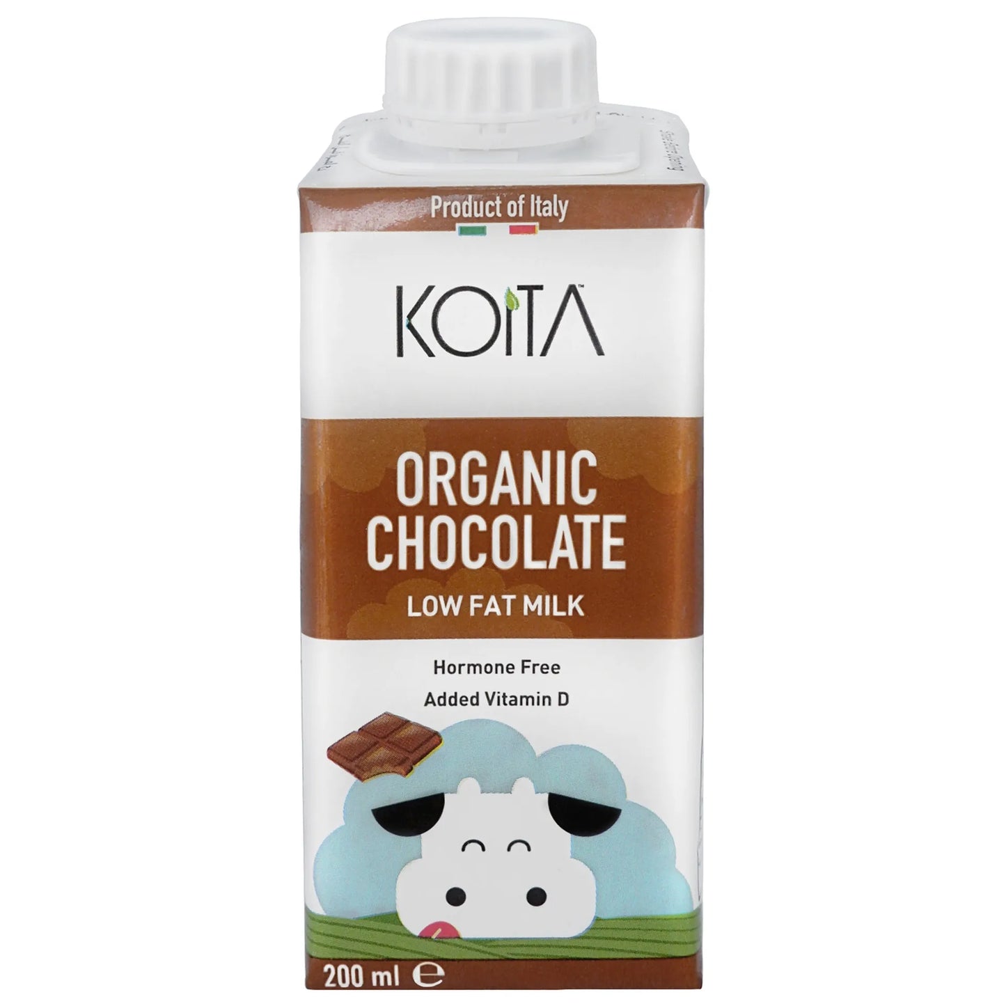 Koita Organic Long Life Low Fat Chocolate Milk 200 ml