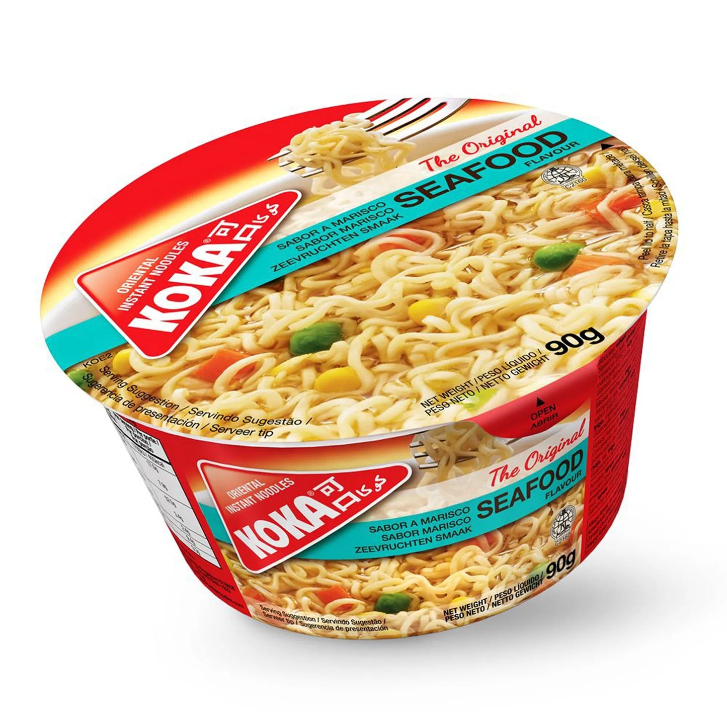 Koka Instant Noodles Bowl Seafood Flavor 90 gr