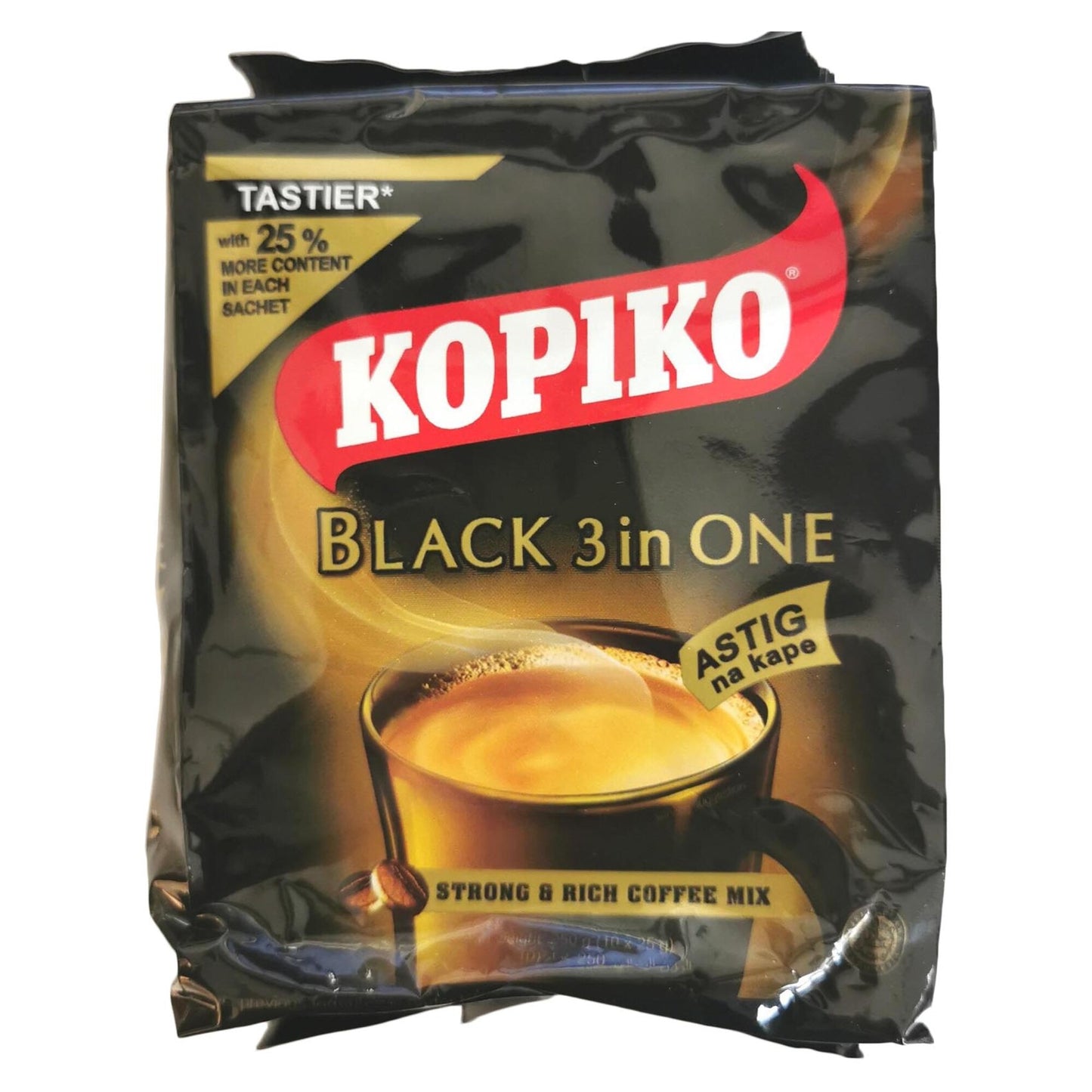 Kopiko 3in1 Instant Black Coffee Sachets 10 x 25 gr