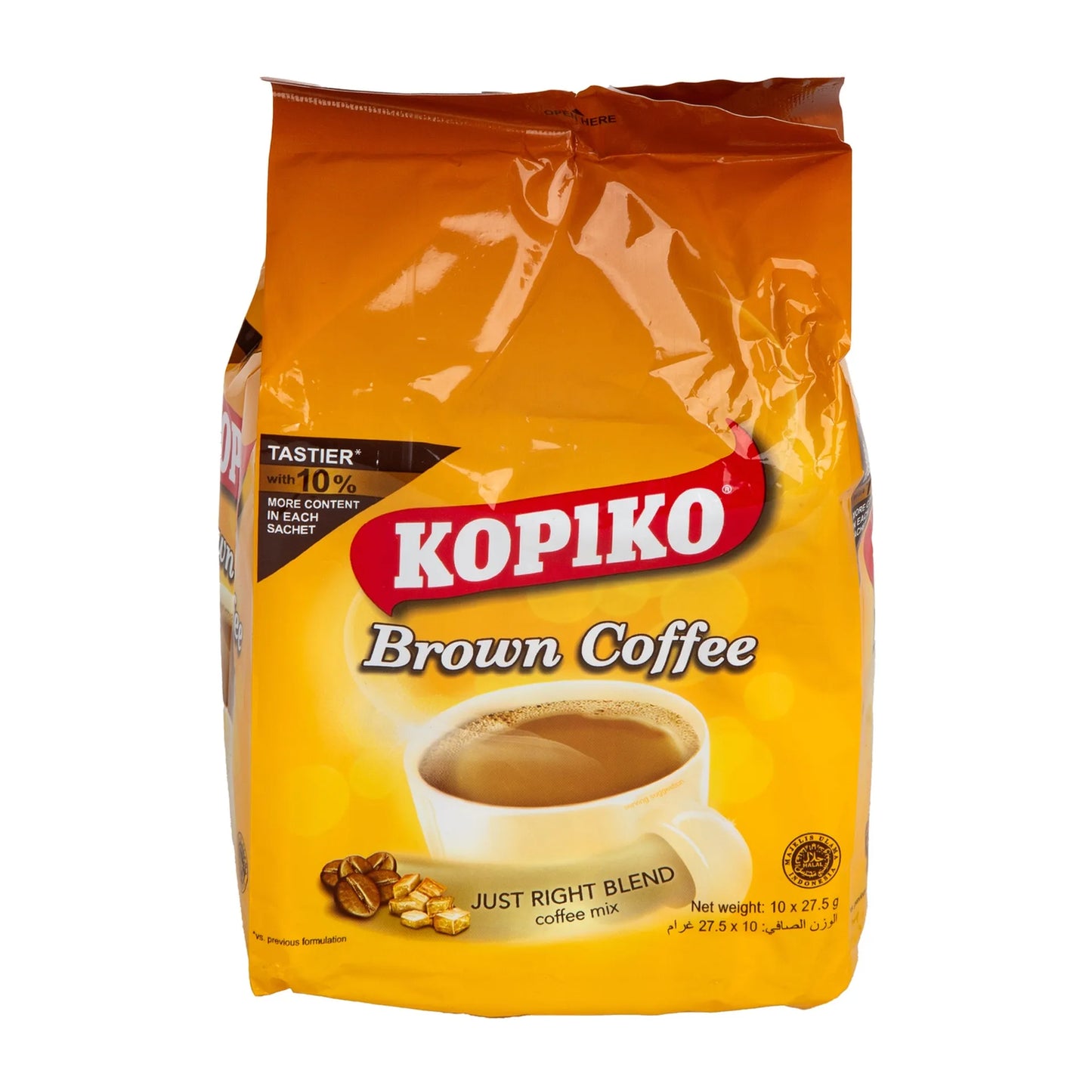 Kopiko Instant Brown Coffee Mix Sachets 10 x 27.5 gr
