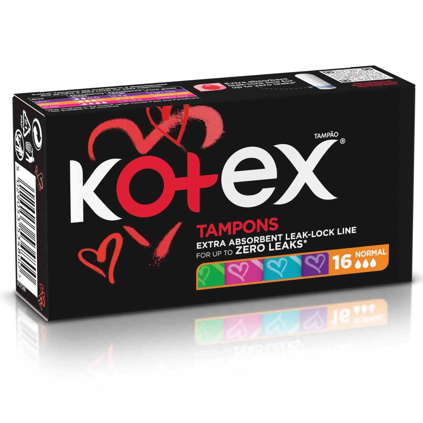 Kotex Normal Tampons 16 per pack