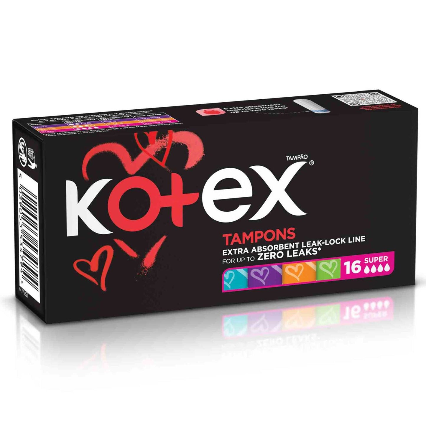Kotex Silky Cover Size Super 16 Tampons