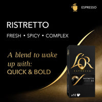 L'OR Ristretto Espresso Coffee Capsules (Special Offer) - Intensity 11 10 coffee capsules