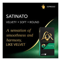 L'OR Satinato Espresso Capsules - Intensity 6 10 coffee capsules