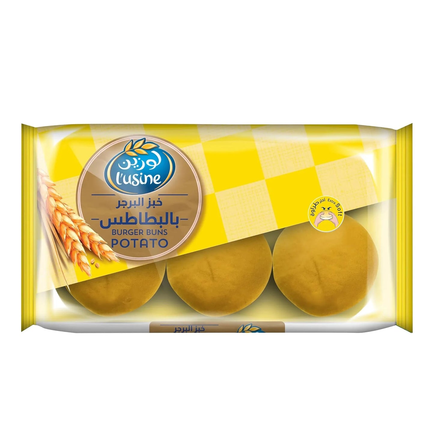 L'usine Potato Burger Buns (6 Pieces) 400 gr