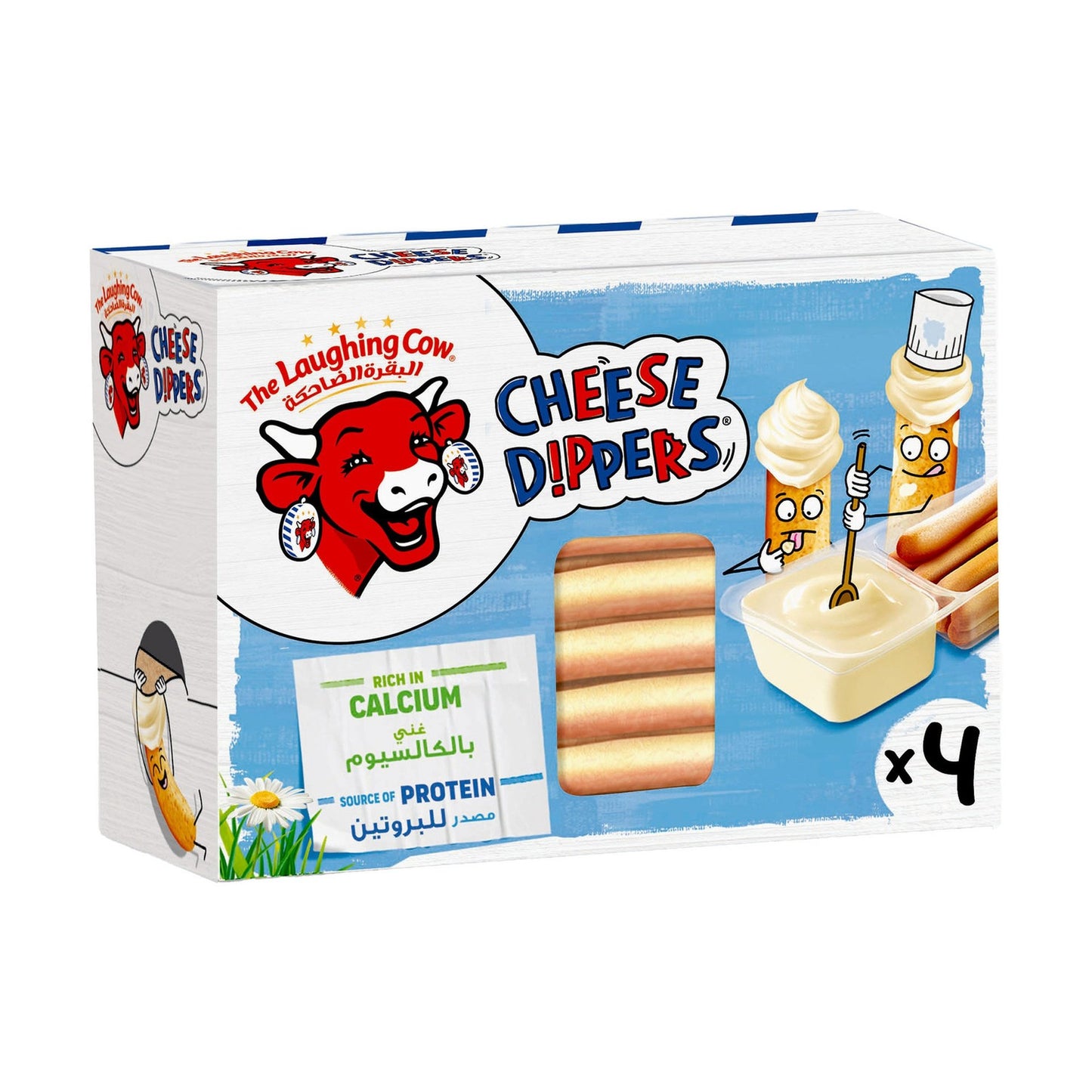 La Vache Qui Rit Dip & Crunch Cheese with Snack Sticks (4 Pieces) 140 gr