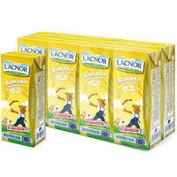 Lacnor Essentials Long Life Banana Milk 8x180ml