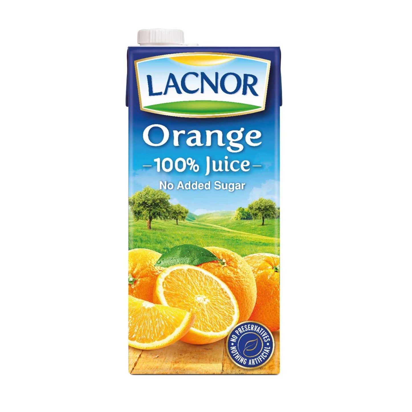 Lacnor Essentials Long Life Orange Juice - preservative free 1 L
