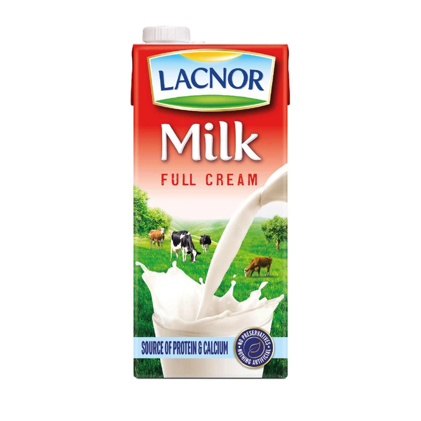 Lacnor Long Life Full Cream Milk 1L