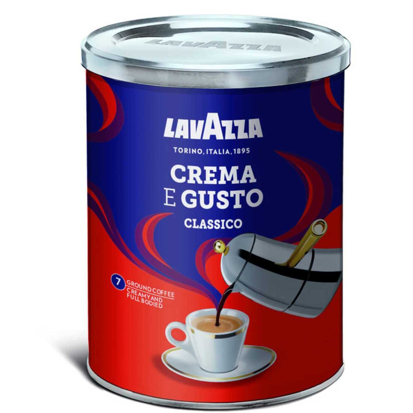 Lavazza Crema E Gusto Classic Ground Coffee Medium Roast 250 gr