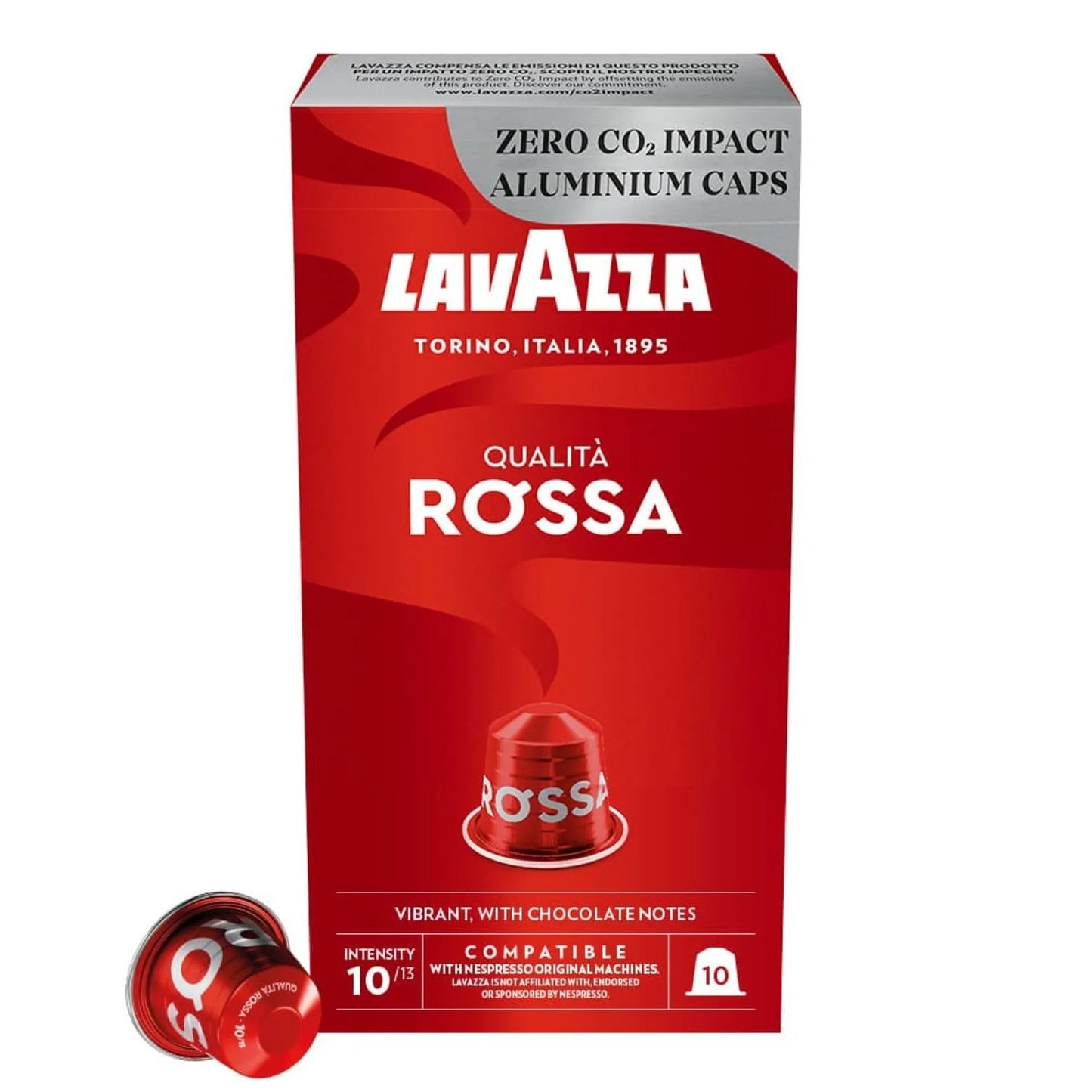 Lavazza Qualita Rossa Espresso Coffee Capsules 10 coffee capsules