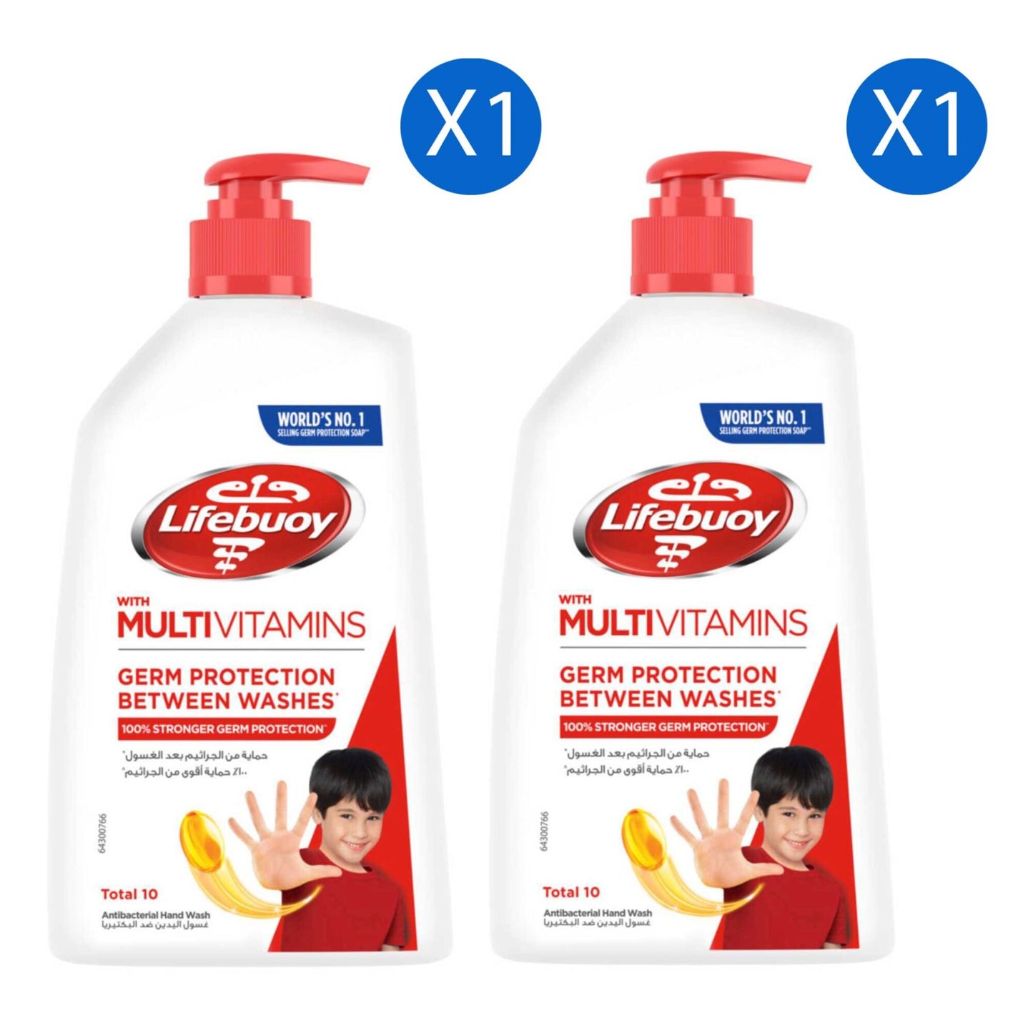 Lifebuoy Handwash Total 10 2x180ml