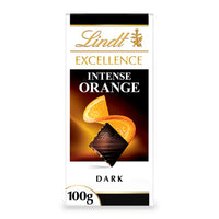 Lindt Excellence 48% Orange Intense Dark Chocolate Slab 100 gr