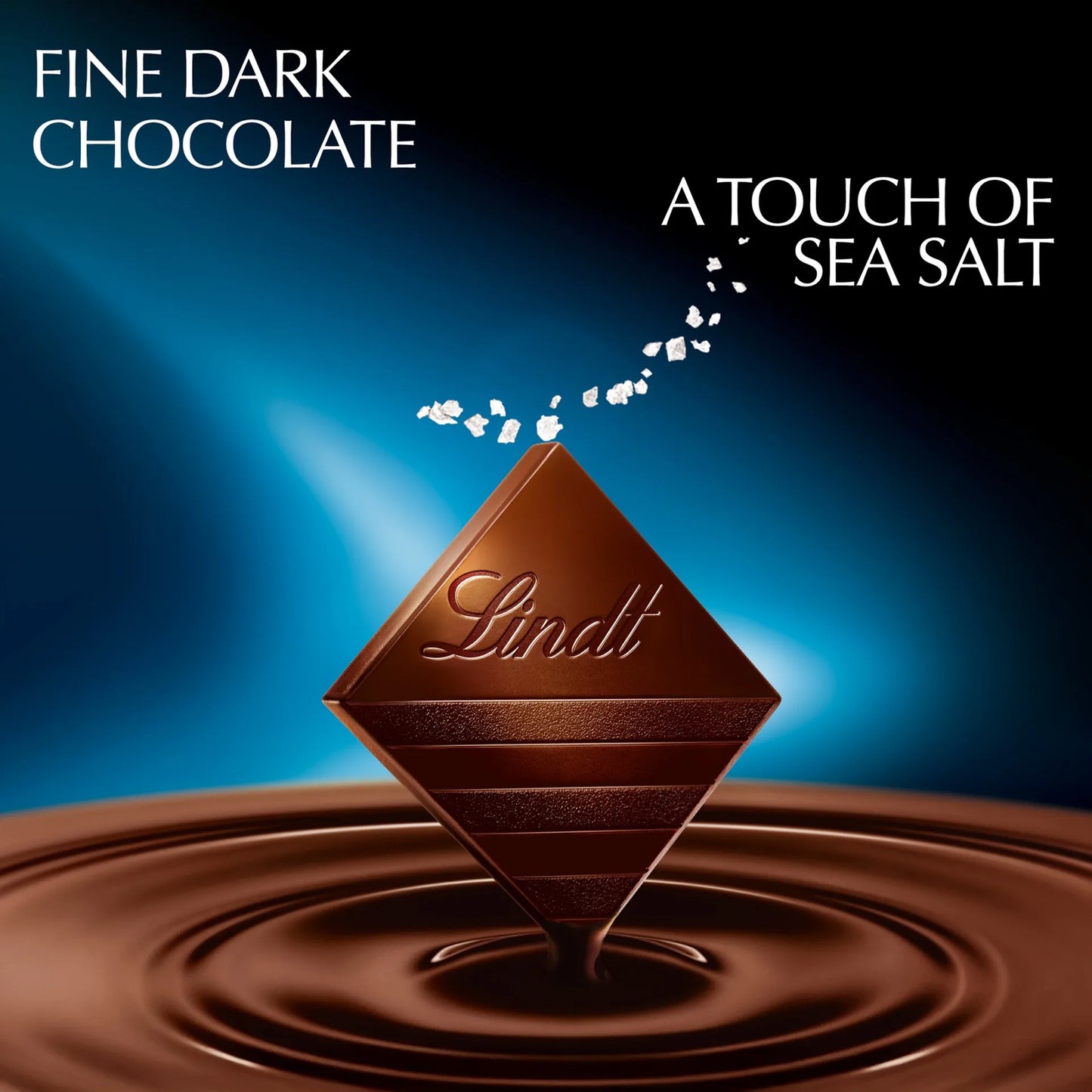 Lindt Excellence Dark Chocolate Slab with Sea Salt Crystals 100 gr