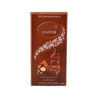 Lindt Lindor Milk Chocolate Slab with Hazelnuts 100 gr