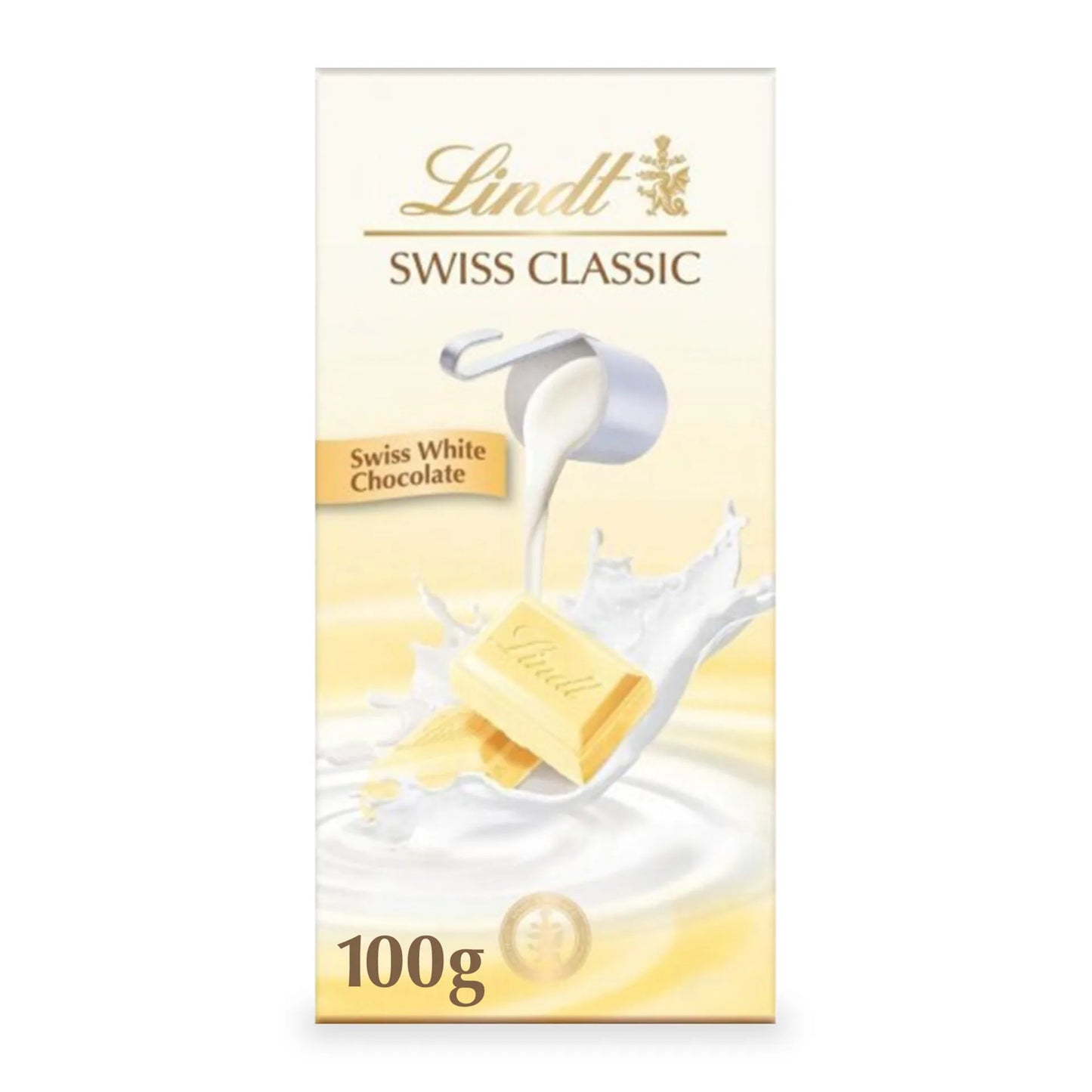 Lindt Swiss Classic White Chocolate Slab 100 gr