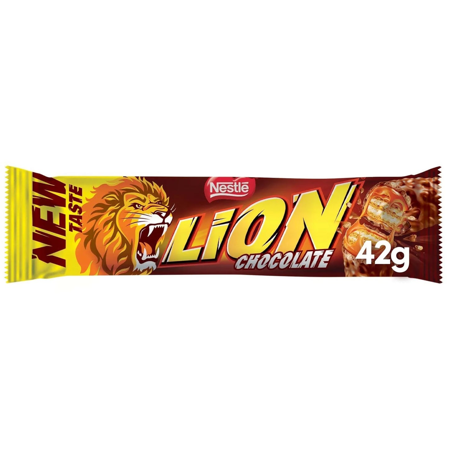 Lion Chocolate Wafer Filled with Caramel & Cereal 42 gr