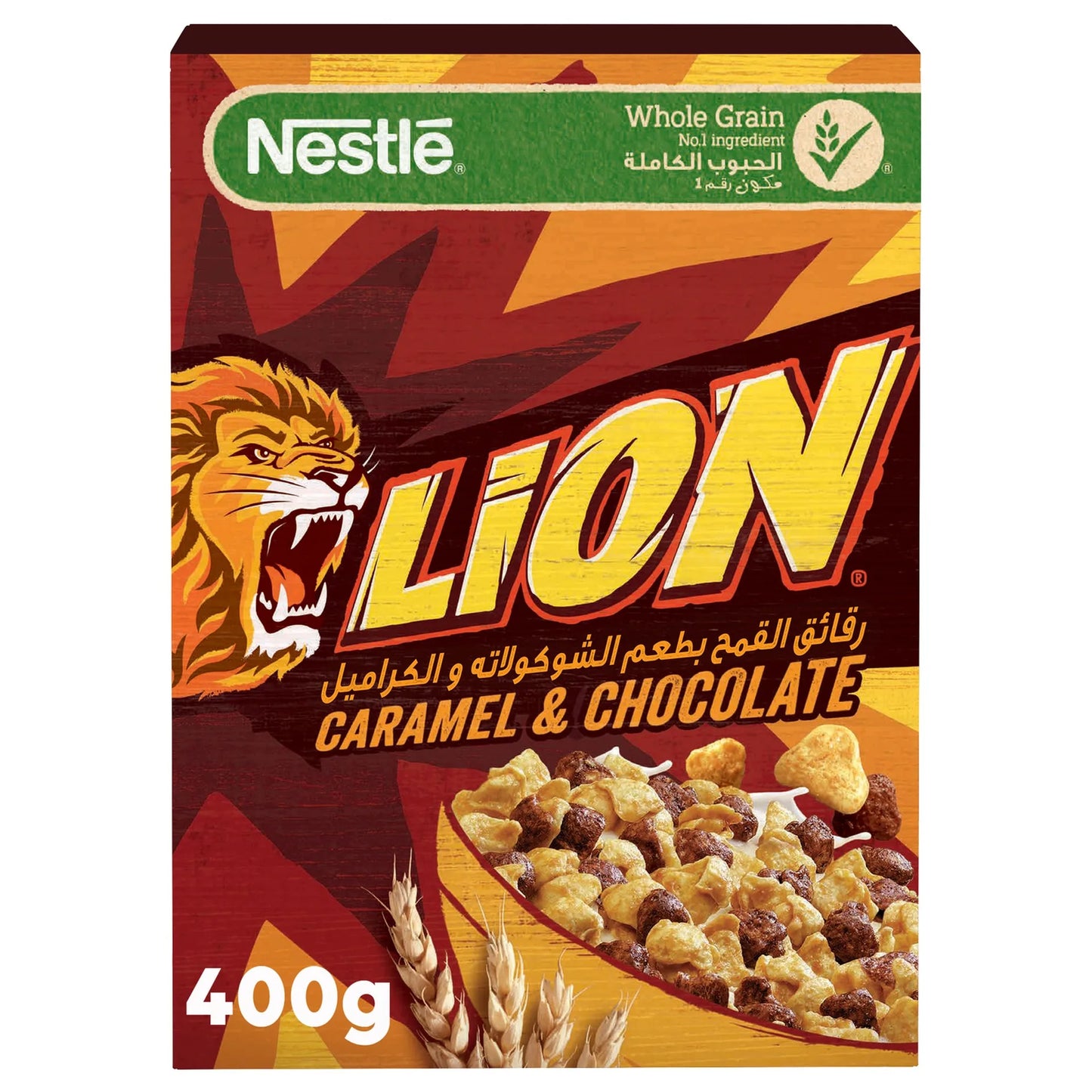 Lion Wholegrain Cereal with Caramel & Chocolate 400 gr