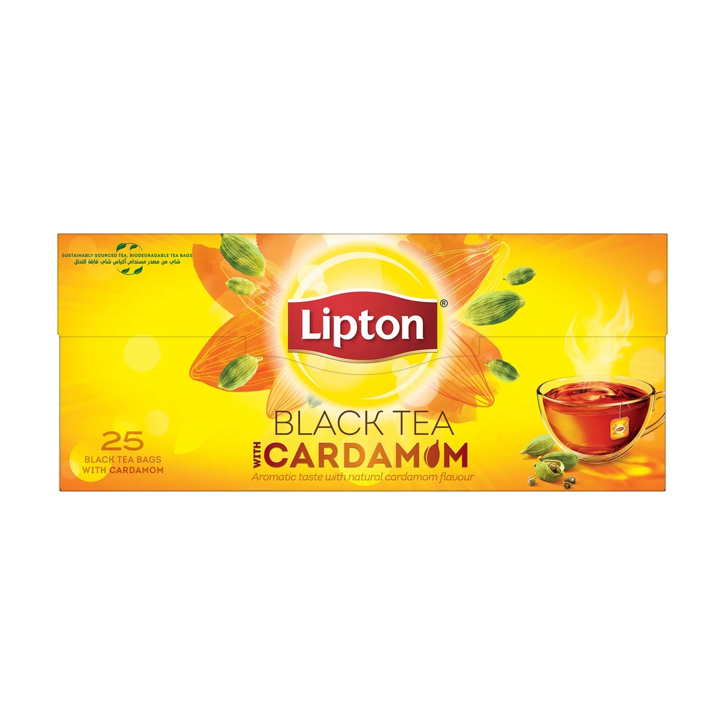 Lipton Black Tea Bags with Cardamom 25 per pack