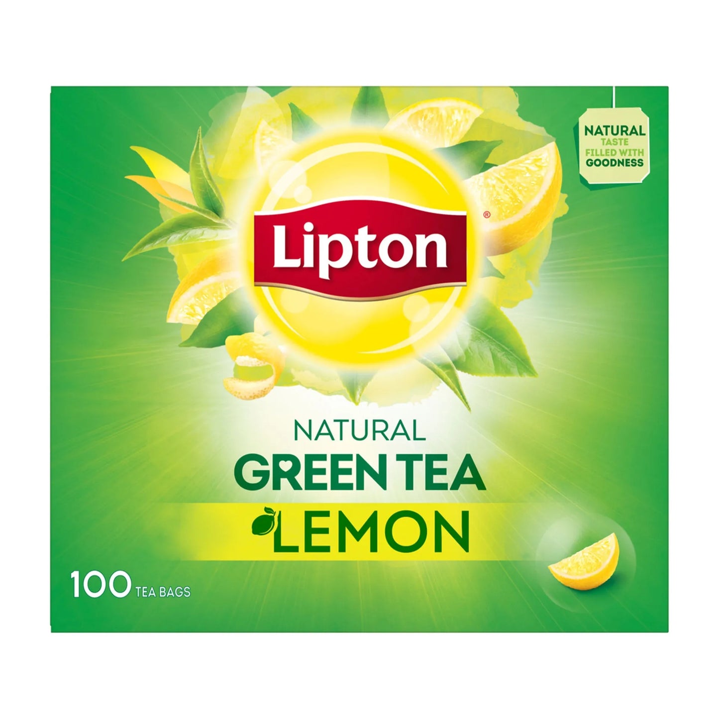 Lipton Lemon Green Tea Bags 100 per pack