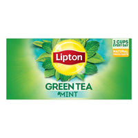 Lipton Mint Green Enveloped Tea Bags 25 per pack