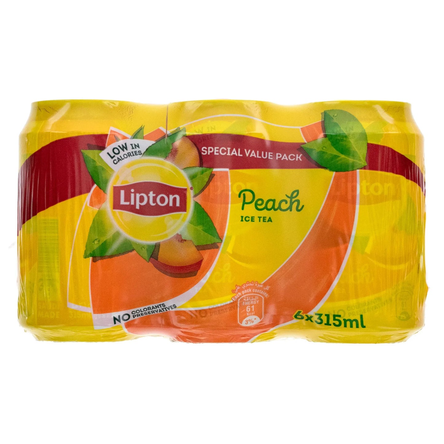 Lipton Peach Iced Tea 6 x 315 ml