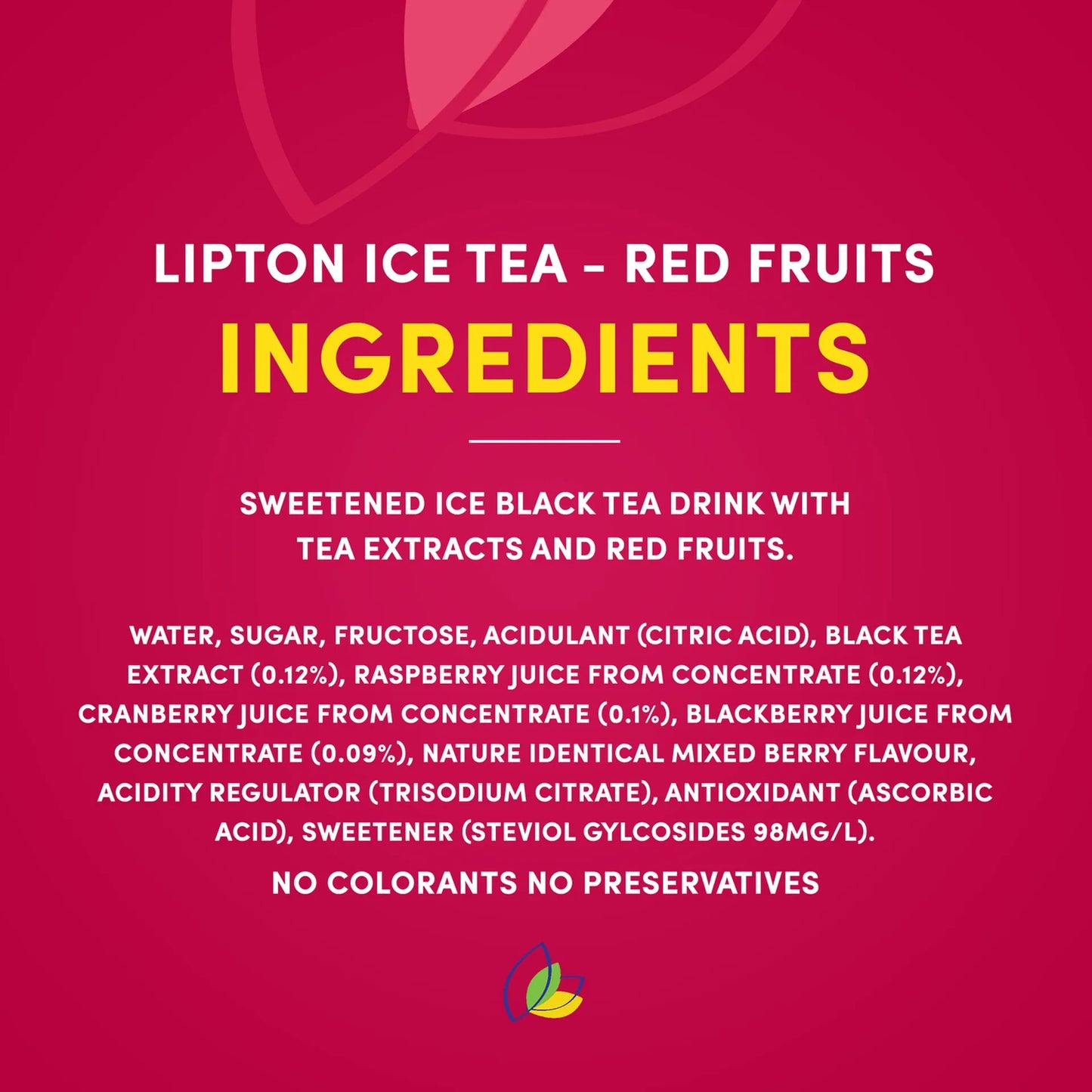 Lipton Red Fruits Iced Tea 320 ml