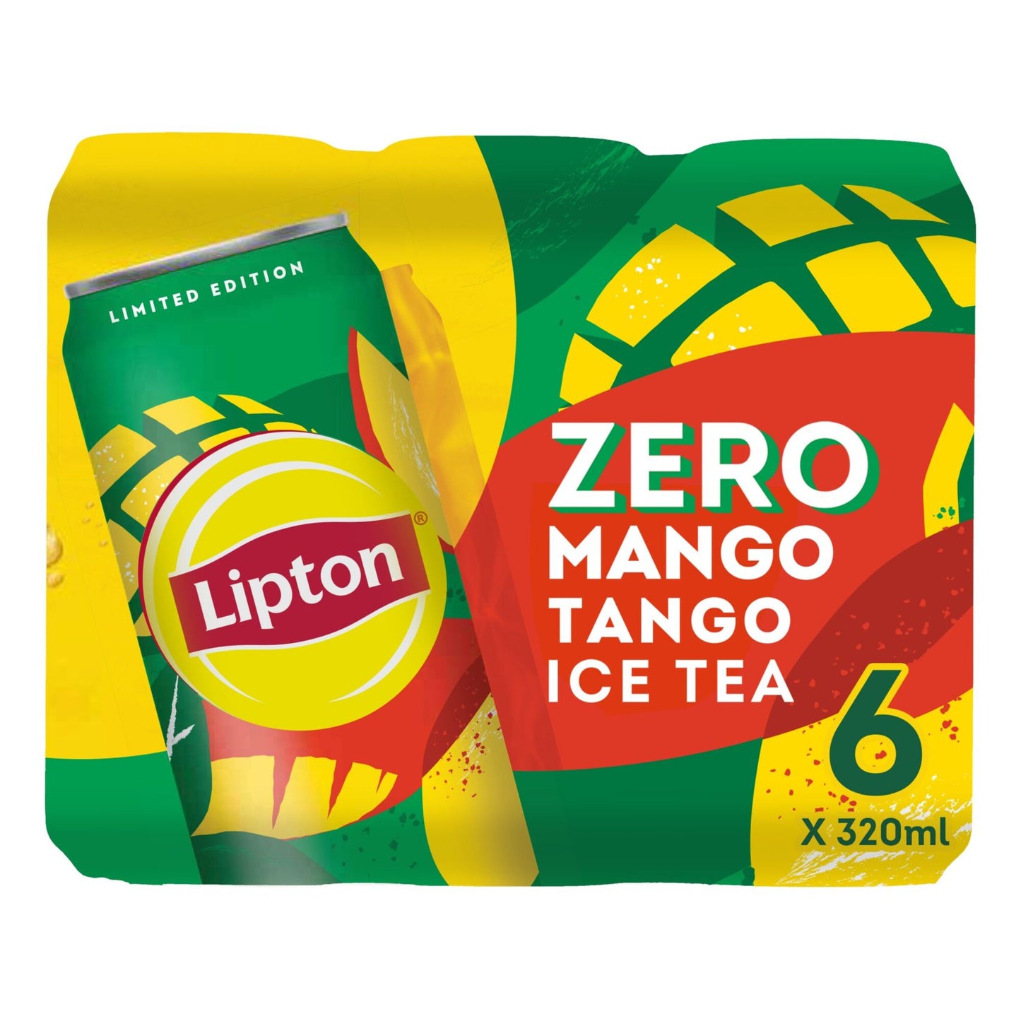 Lipton Zero Mango Tango Iced Tea 6 x 320 ml