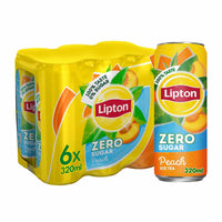 Lipton Zero Peach Iced Tea 6 x 320 ml
