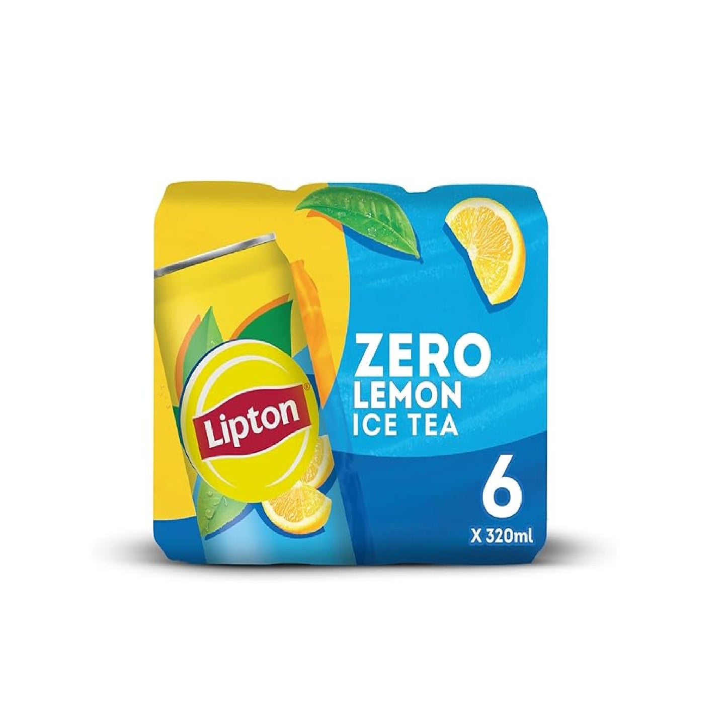 Lipton Zero Sugar Lemon Iced Tea 6 x 320 ml