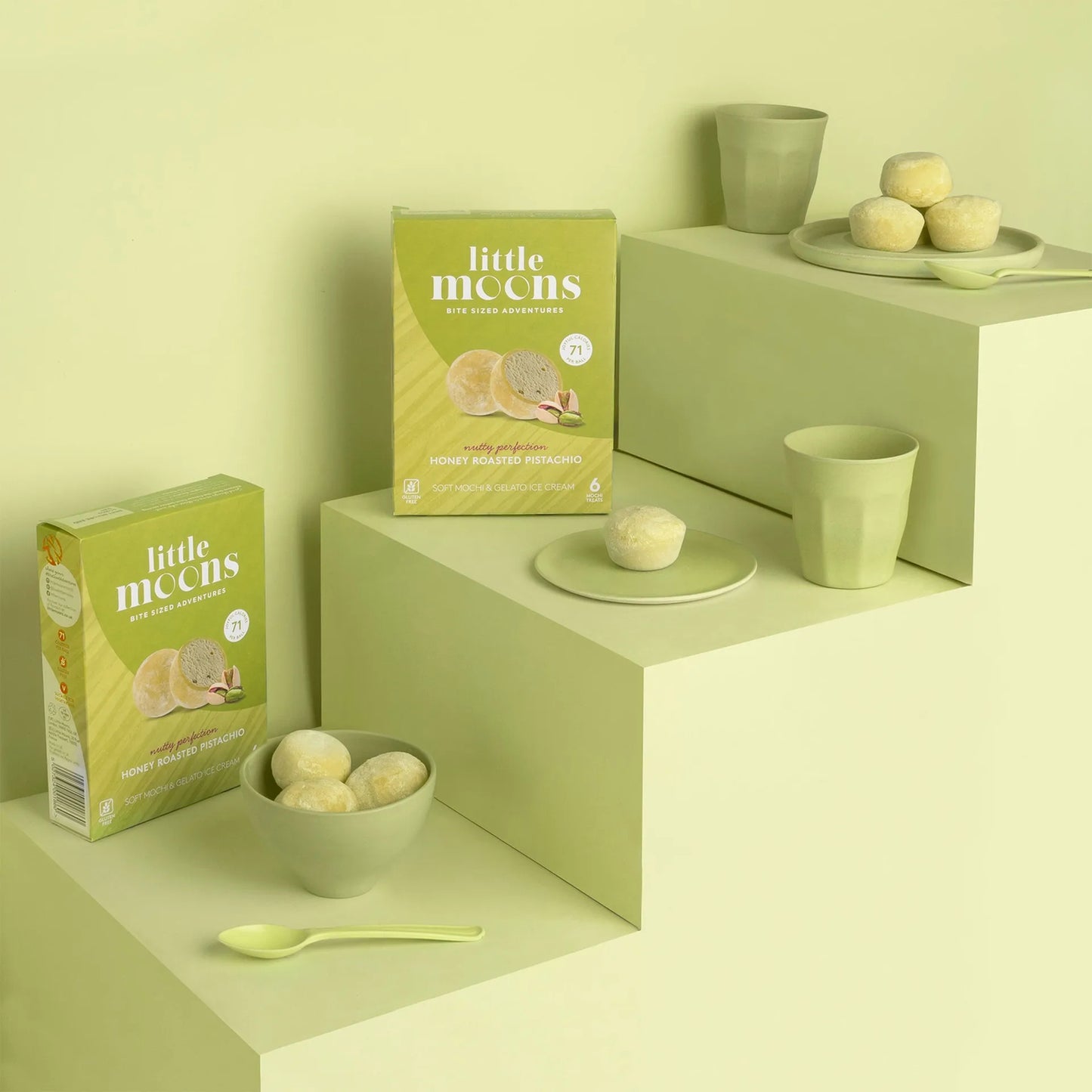 Little Moons Honey Roasted Pistachio Mochi Ice Cream 192 gr