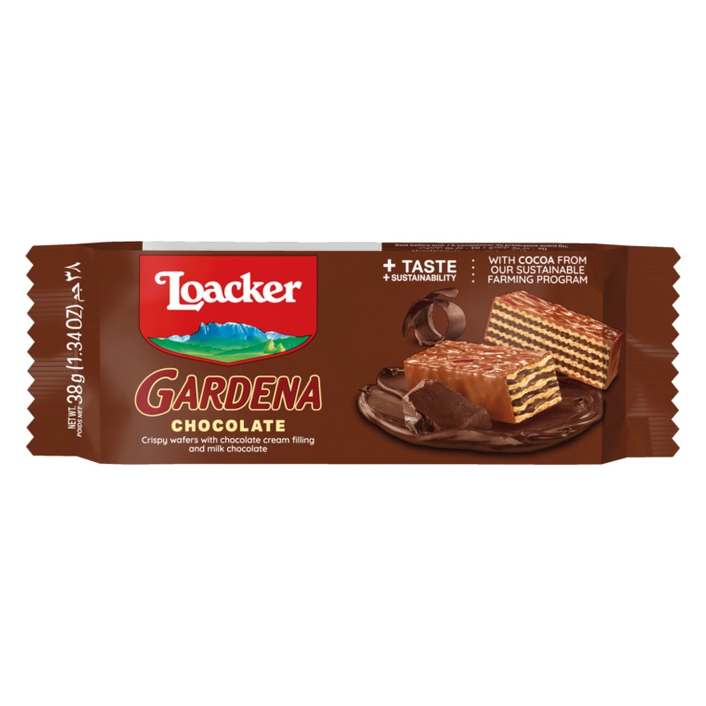 Loacker Gardena Chocolate Wafers 38g