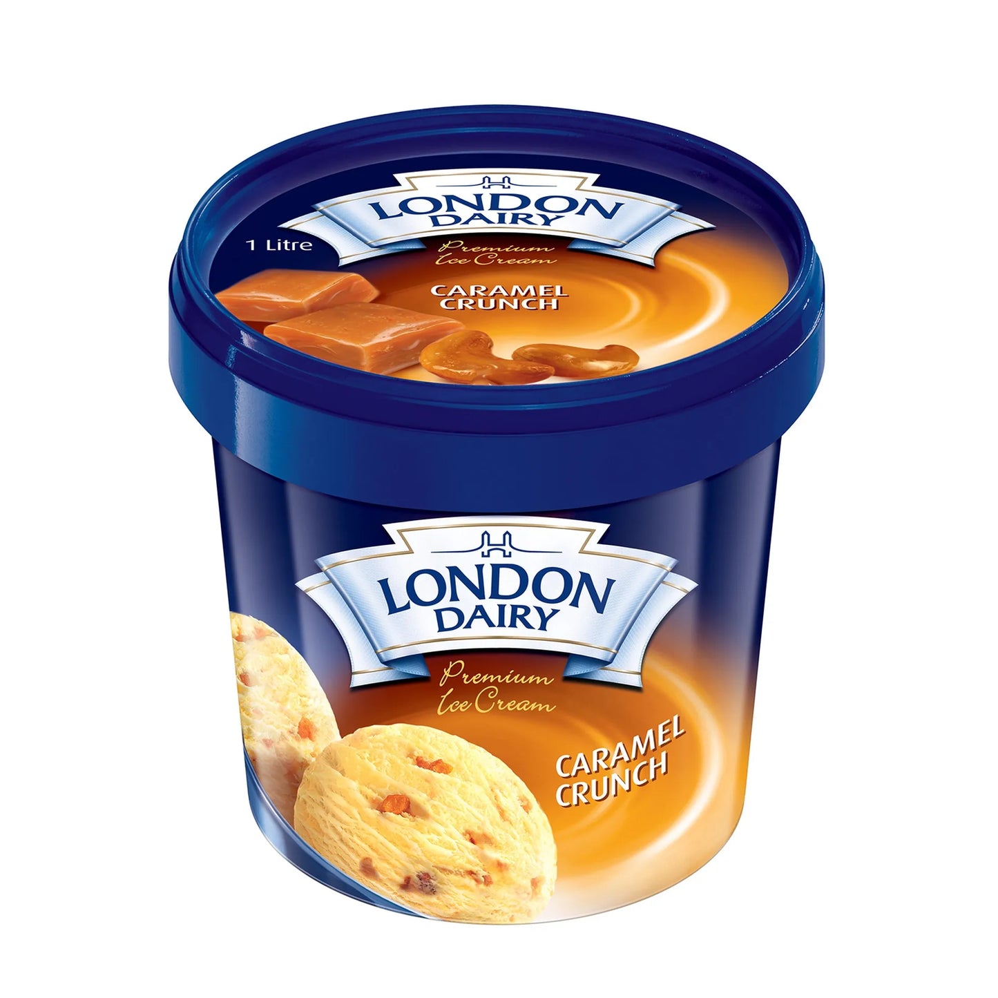 London Dairy Caramel Crunch Ice Cream 1 L