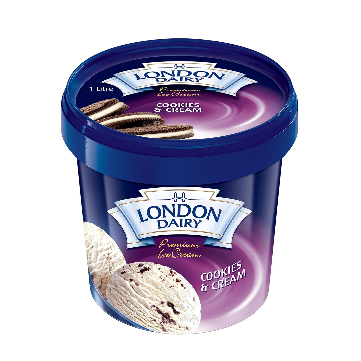 London Dairy Cookies and Cream Ice Cream 1 L