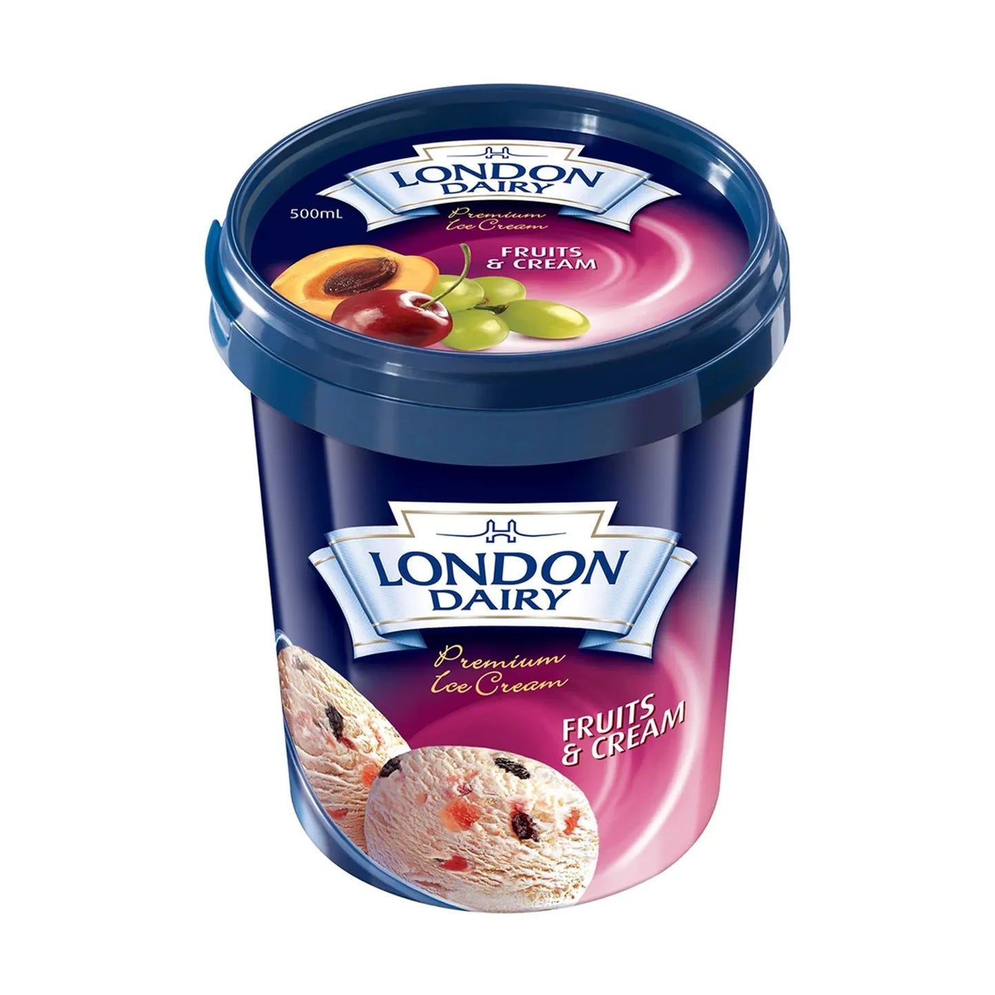 London Dairy Fruits and Cream Ice Cream 500 ml
