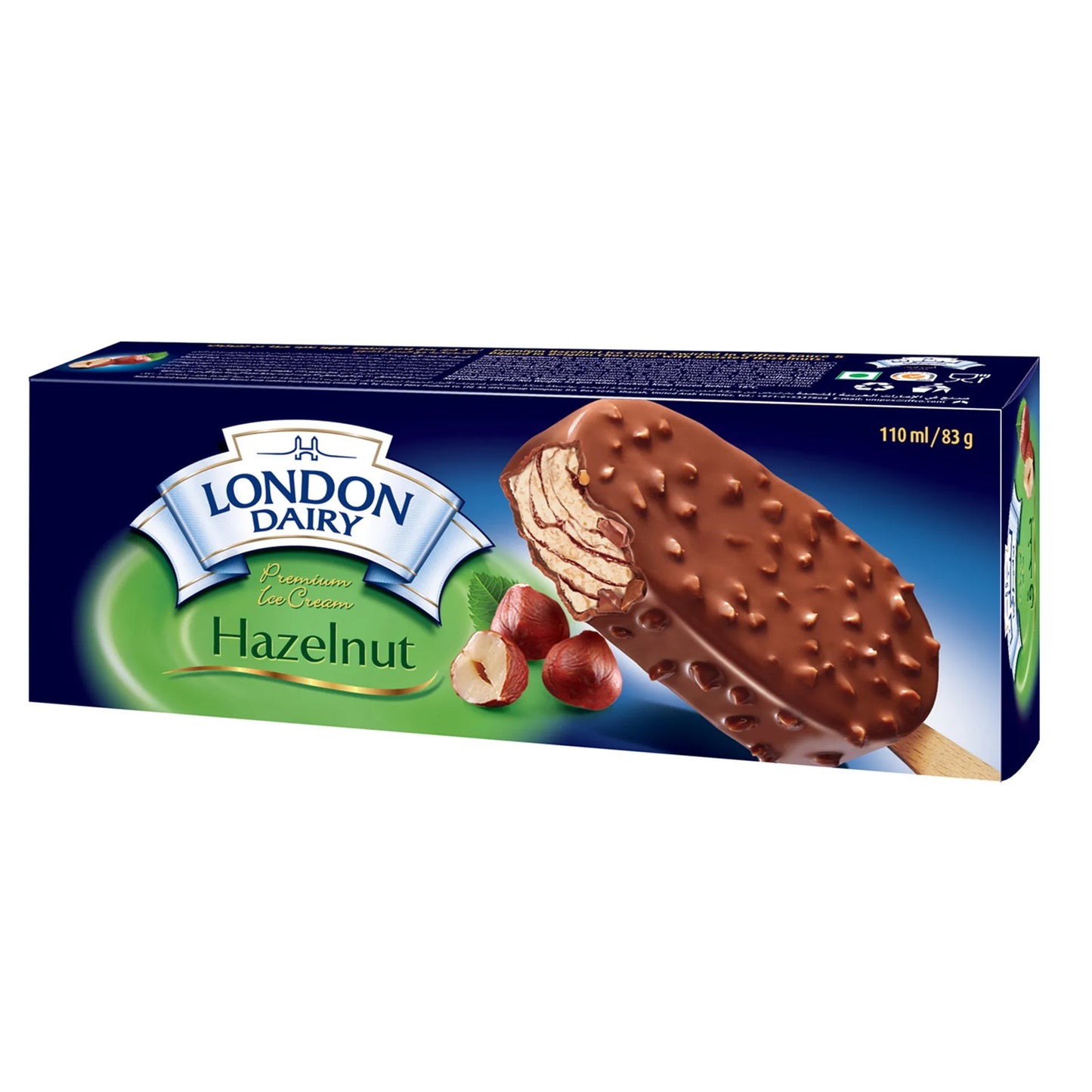 London Dairy Hazelnut Ice Cream Stick 110 ml