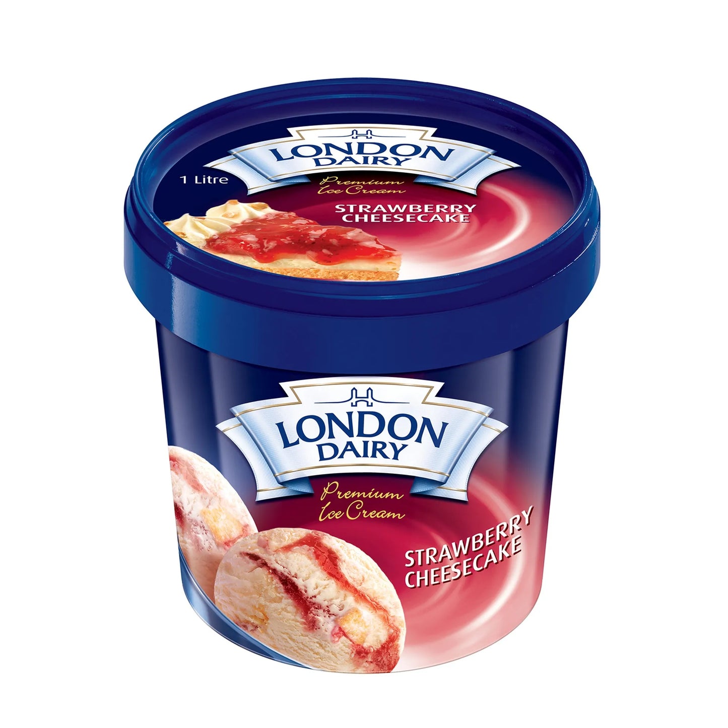 London Dairy Strawberry Cheesecake Ice Cream 1 L