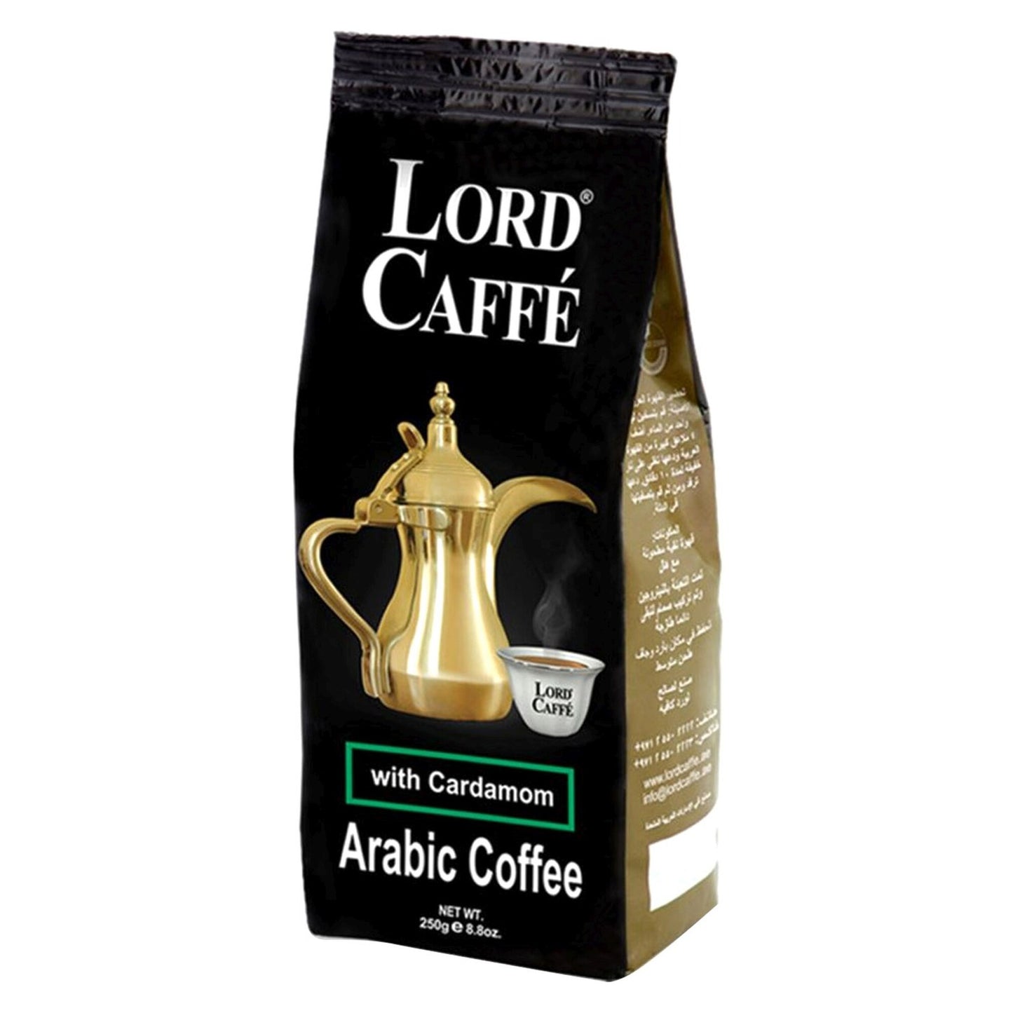 Lord Caffe Arabic Ground Coffee with Cardamom 250 gr