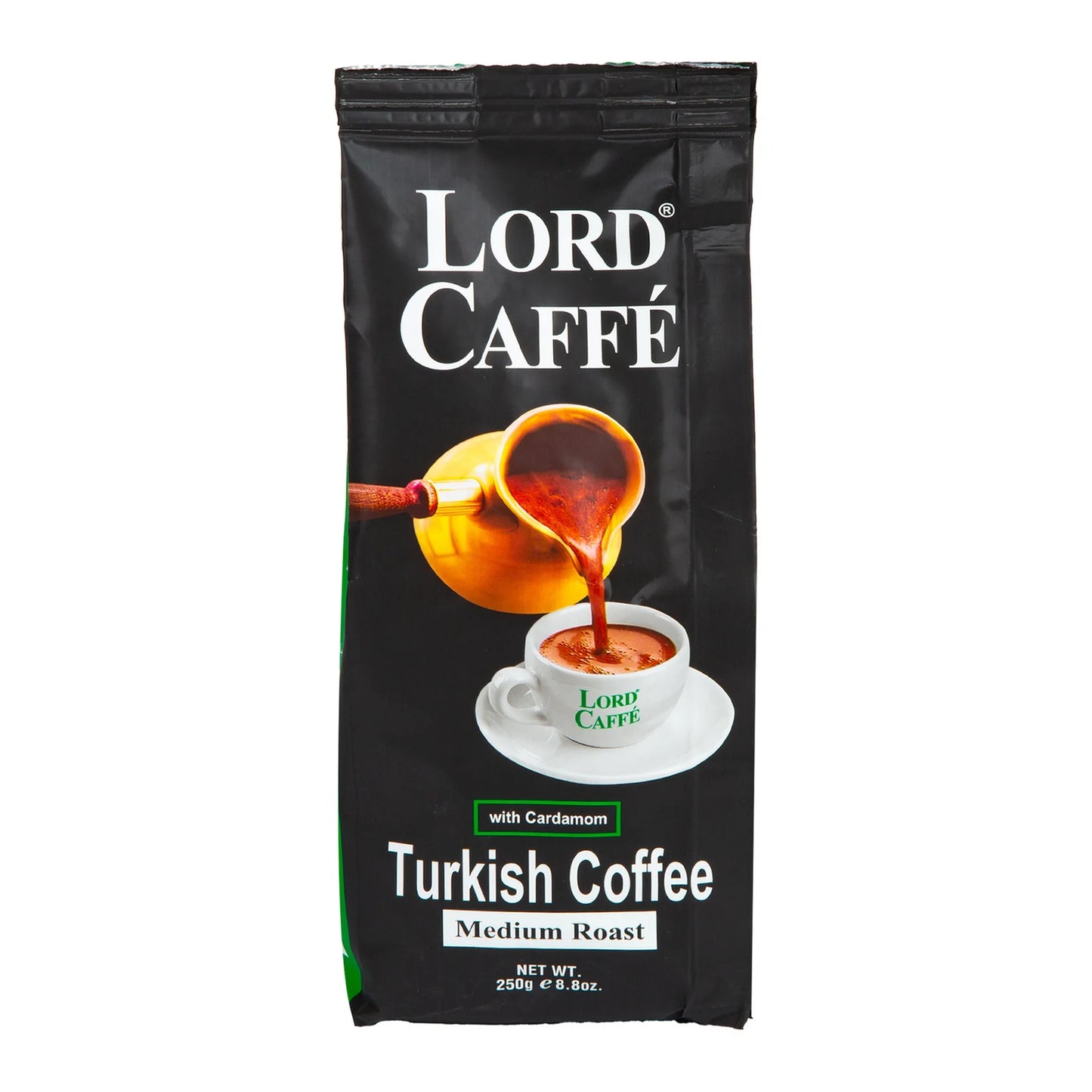 Lord Caffe Turkish Ground Coffee with Cardamom Medium Roast 250 gr
