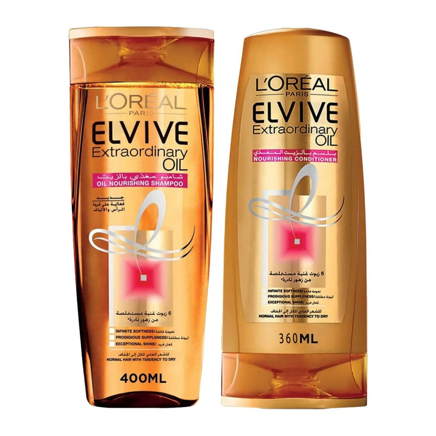 L'Oreal Elvive Extra Ordinary Oil Shampoo 400ml and Conditioner 360ml