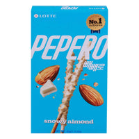 Lotte Pepero Snowy Almond Biscuit Sticks 32 gr