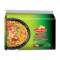 Lucky Me Pancit Canton Instant Fried Noodles Chili Mansi 6 x 60 gr