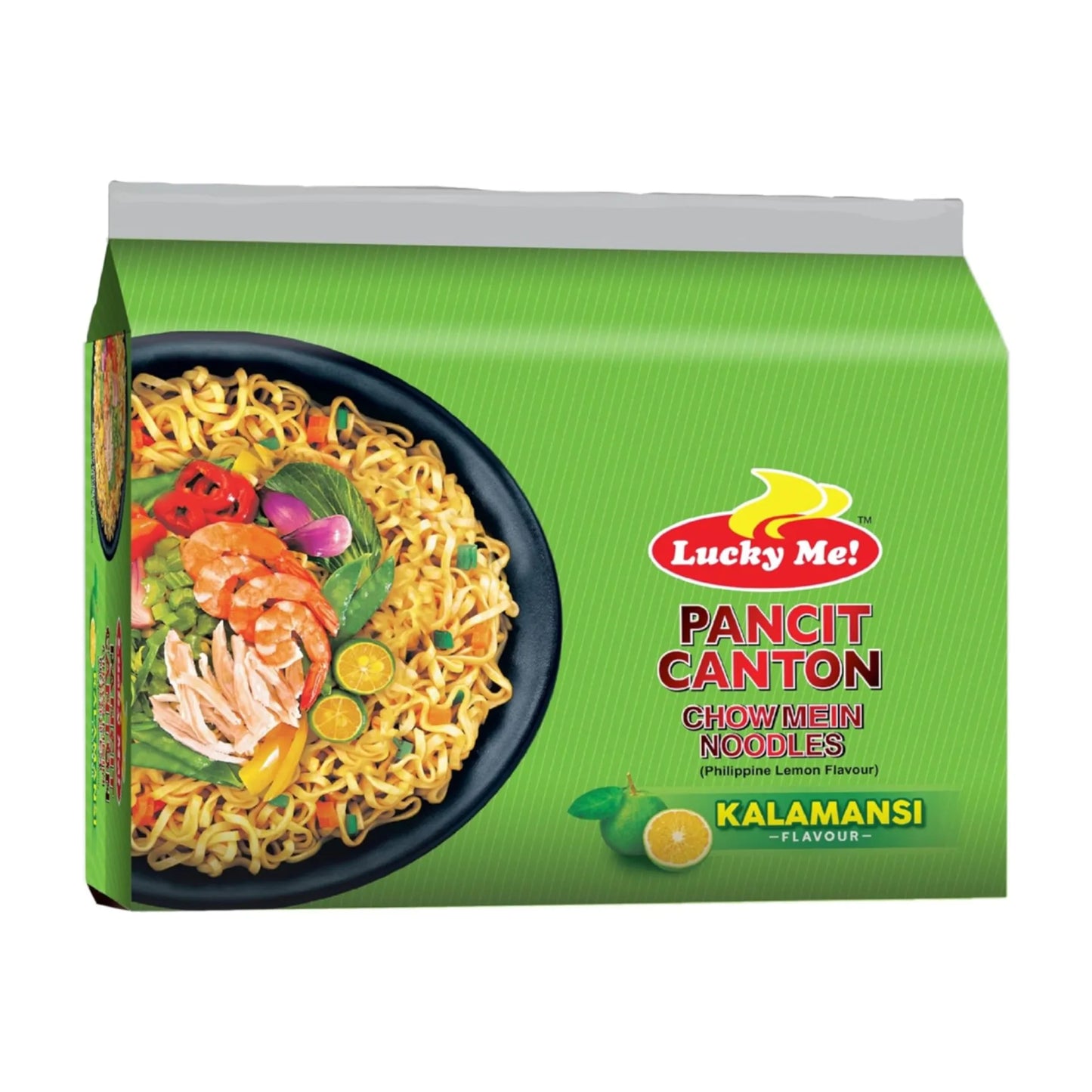 Lucky Me Pancit Canton Instant Fried Noodles Kalamansi 6 x 60 gr