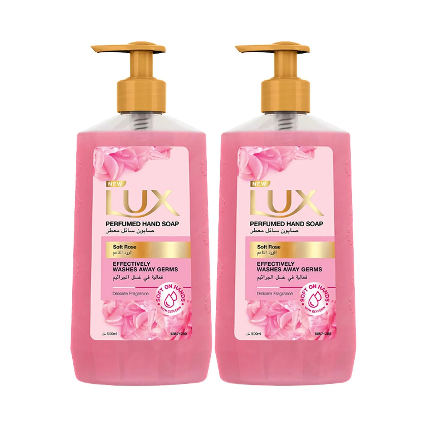 Lux Handwash Soft Rose 2x500ml