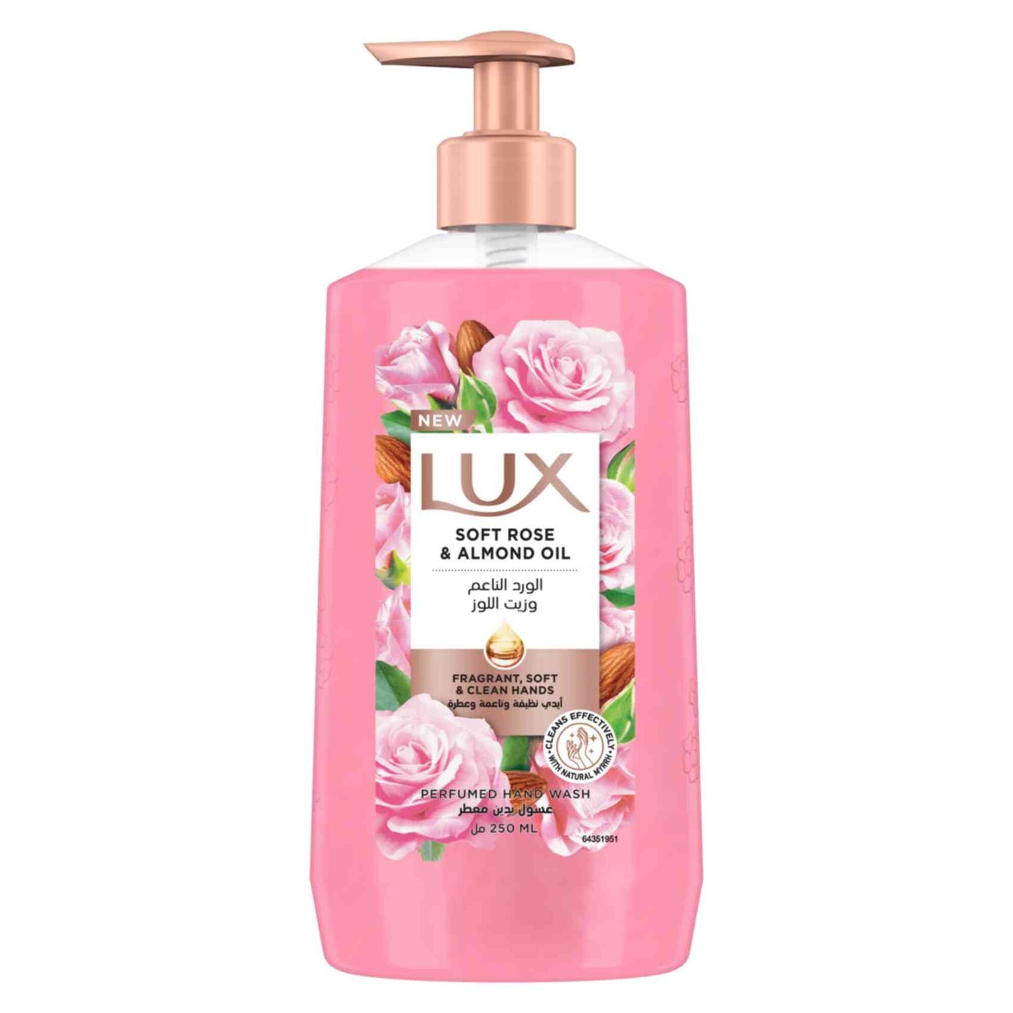 Lux Perfumed Hand Wash Soft Rose Scent 250 ml
