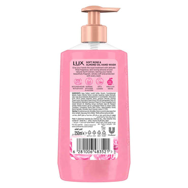 Lux Perfumed Hand Wash Soft Rose Scent 250 ml