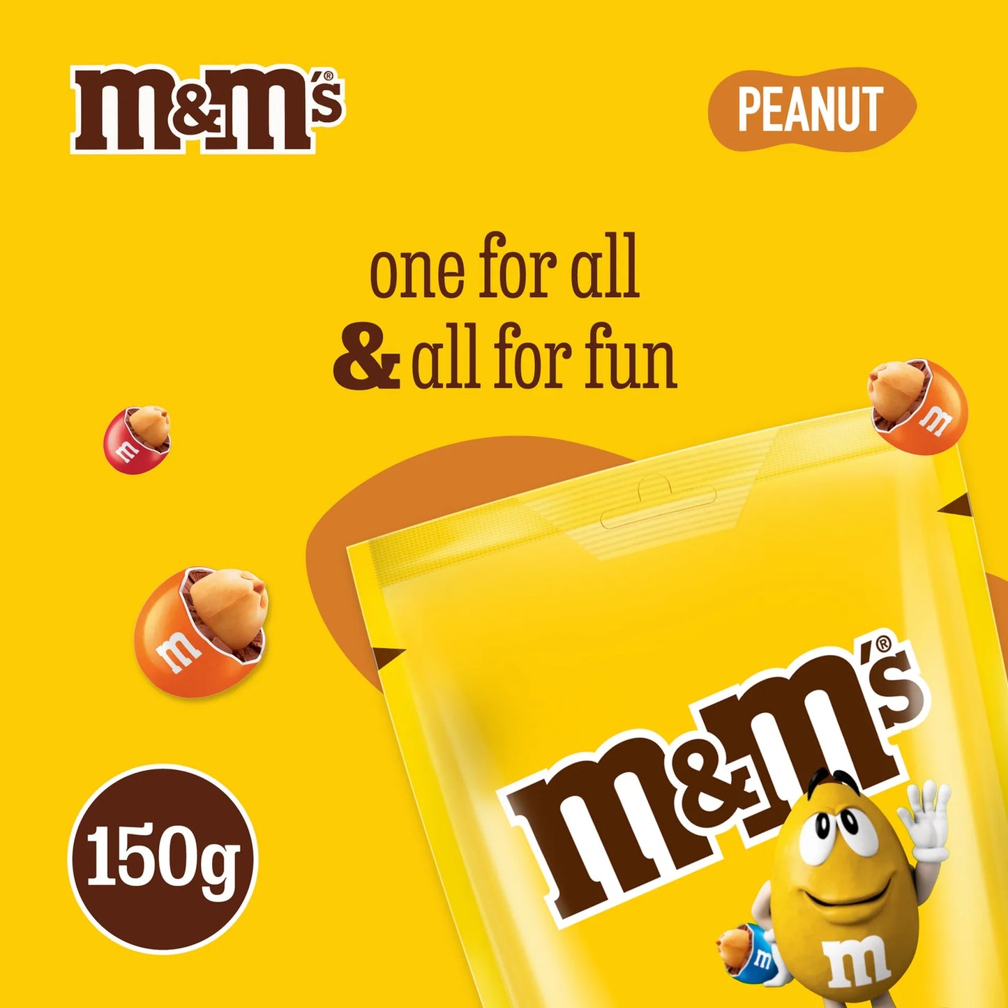 M&M's Peanut Chocolate Candies 150 gr